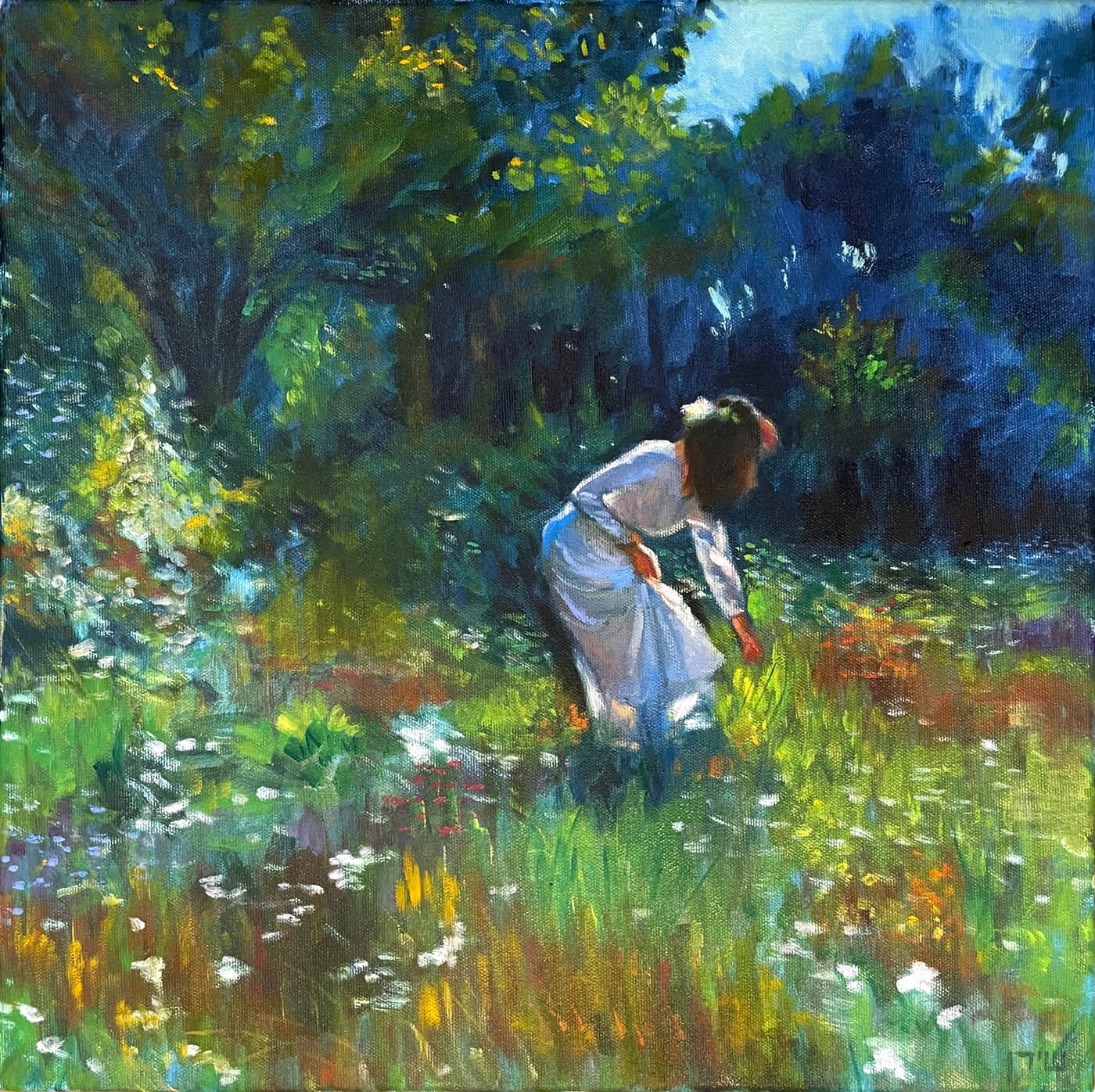 oil painting on canvas